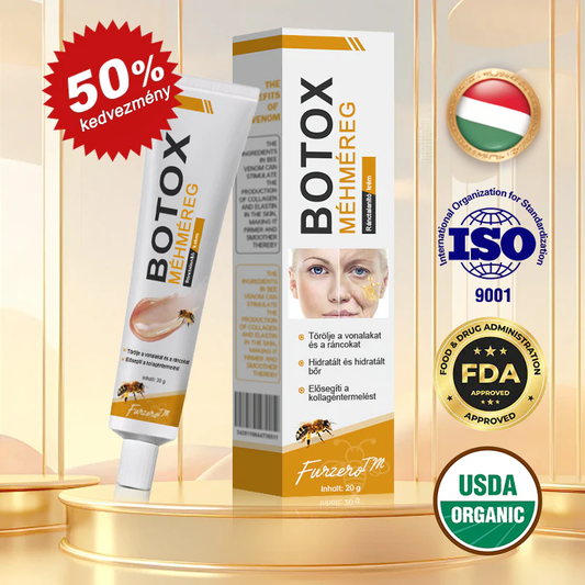 Az akció utolsó napja: 70% kedvezmény - ✨Furzero™ Botox Méhméreg Ránctalanító Krém